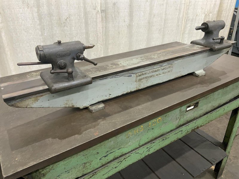 8" X 36" BROWN &amp; SHARPE BENCH CENTERS: STOCK #81172