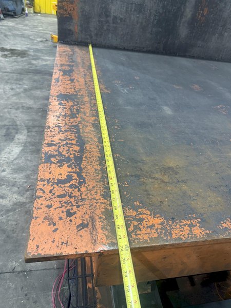 50,000 LBS (25 TON) X 84" X 72" BUSHMAN MECHANICAL POWERED UPENDER / COIL FLIPPER: YOBRO #25946
