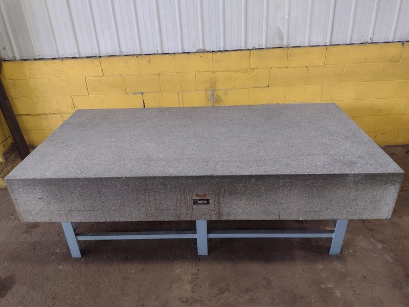 8&#039; X 4&#039; X 14&quot; CHALLENGE PRECISION LAYOUT INSPECTION GRANITE TABLE: STOCK #23803