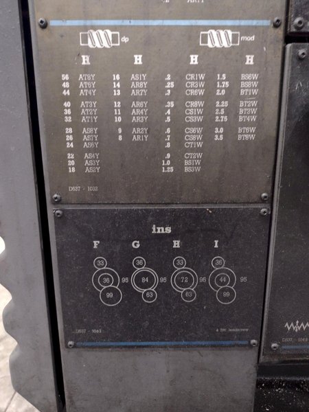 13&quot; X 50&quot; CLAUSING COLCHESTER MODEL #13 ENGINE LATHE 1.65&quot; HOLE: STOCK #23357