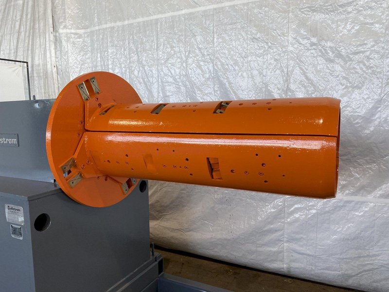 20,000 LB  X 48&quot; DAHLSTROM 20H-48-2024 MOTORIZED UNCOILER. STOCK # 0206322