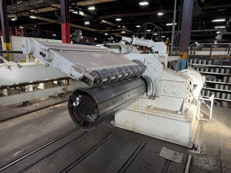 54" X .110" YODER SLITTING LINE, COMPLETE LINE, LOTS OF TOOLING: YOBRO #24277