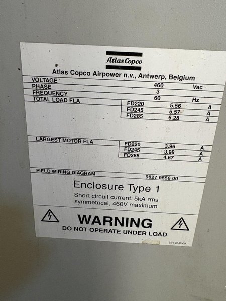 Atlas Copco Refrigerated Air Dryer