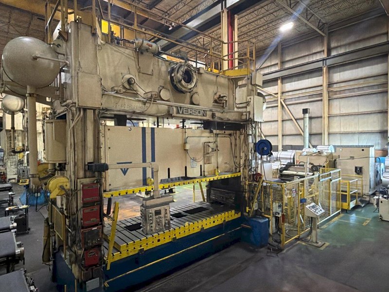 400 TON VERSON #S2-400-168-60, SSDC PRESS, w/MINSTER FEED LINE