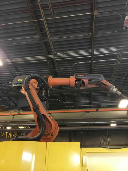 Kuka SL-4-32 x 72-2000  ESAB Swift Arc Robotic Weld Cell, 2015 – Never Used in Production!!