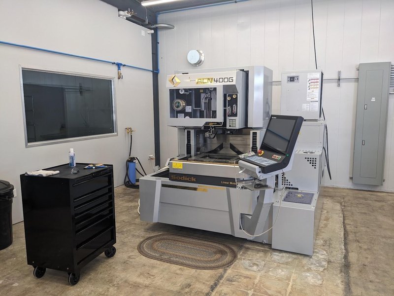 Sodick ALN 400G CNC Wire EDM, 2022 – Rotary Table