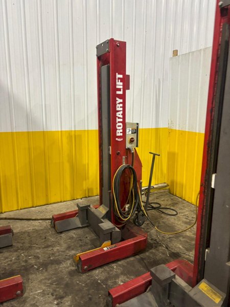(4) 15,000 LBS ROTARY MODEL #HP415-100 HEAVY DUTY MOBILE COLUMN LIFT JACKS: YOBRO #24469