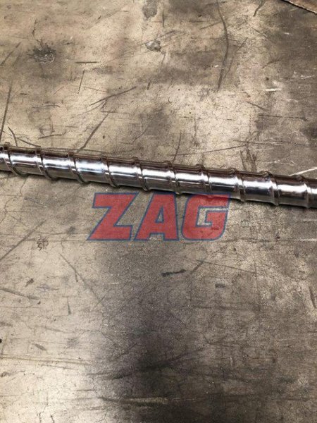 Nissei Like New FNX / NEX 50MM Screw, Smear Tip, End Cap and Nozzle.  Fits 50E or 50A Injection Unit