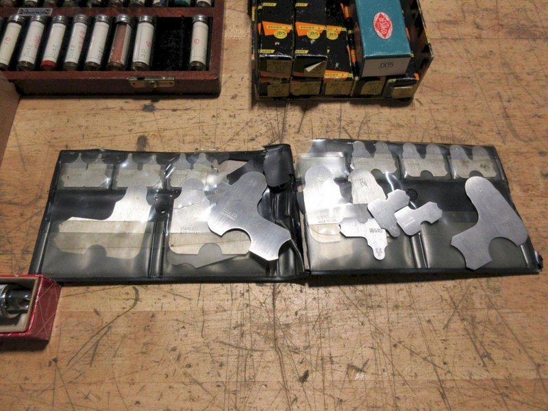 Thread Measuring Wire Sets, Feeler Gages, Radius Gages, Starrett Bubble Level- Auction Item