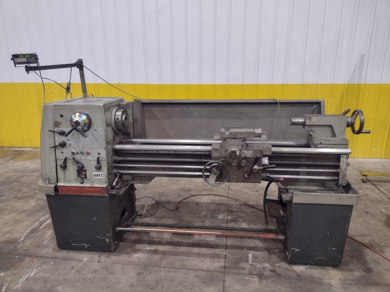 15" X 50" CLAUSING MODEL #15 COLCHESTER ENGINE LATHE: YOBRO #23986