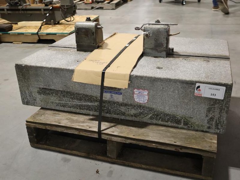 Bench Centers on Rock of Ages Granite Surface Plate- Auction Item