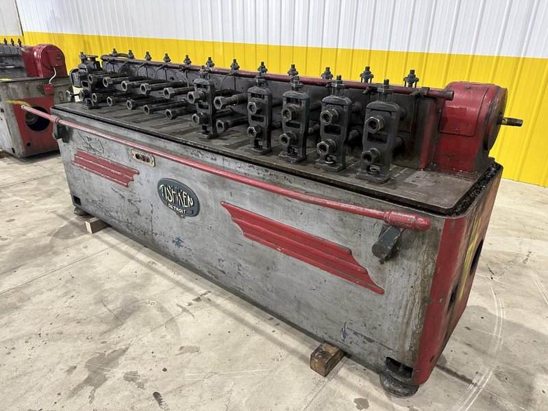 12 STAND X 1.5&quot; x 8&quot; RS TISHKEN MODEL #12MLW-1-1/2 ROLLFORMER: STOCK #20519