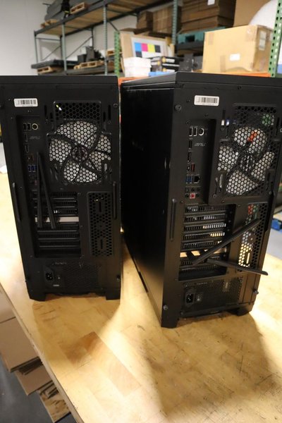 Intel Core I7 Desktop Computers (2) With WIFI Network Card- Auction Item