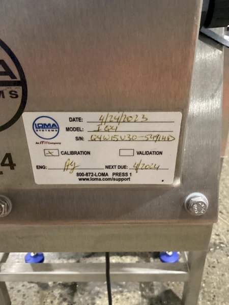 LOMA SYSTEMS IQ4 METAL DETECTOR CHECKWEIGHER COMBO SYSTEM USED