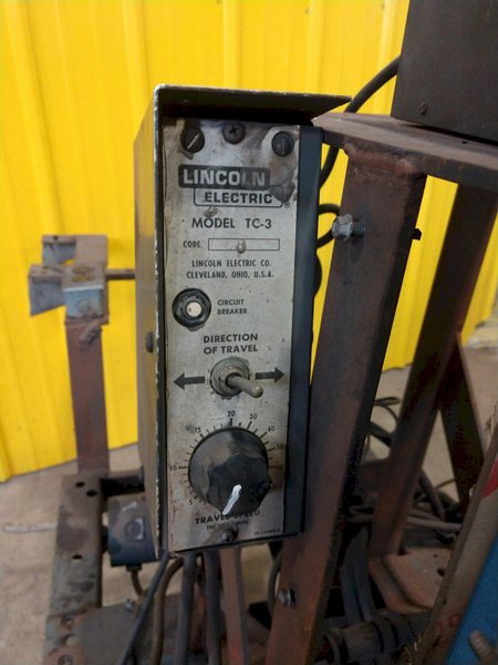 144&quot; RANSOME TANK SEAM WELDER WITH MILLER WELDING COMPONENTS: STOCK 13395