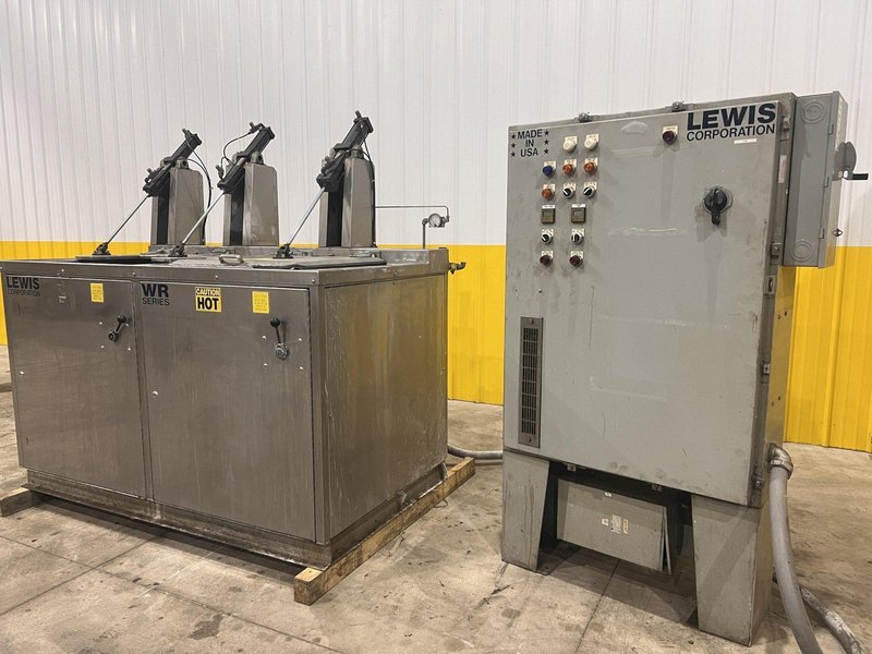 24&quot; X 25&quot; LEWIS MODEL #WR-2524 ULTRASONIC WASH &amp; RINSE WASHER STATION: STOCK #20844
