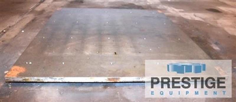 120&quot; x 105&quot; x 2.5&quot; Steel Set up Table