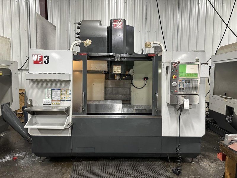 Haas VF-3 CNC VMC, 2011 – WIPS, 40 Station Side-Mount, High-Pressure Coolant