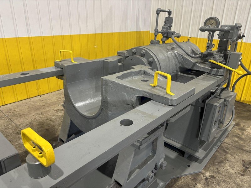 200 TON WATSON-STILLMAN HORIZONAL HYDRAULIC WHEEL PRESS: STOCK #17204