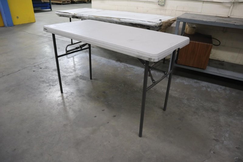 Plastic Lifetime Folding Table- Auction Item