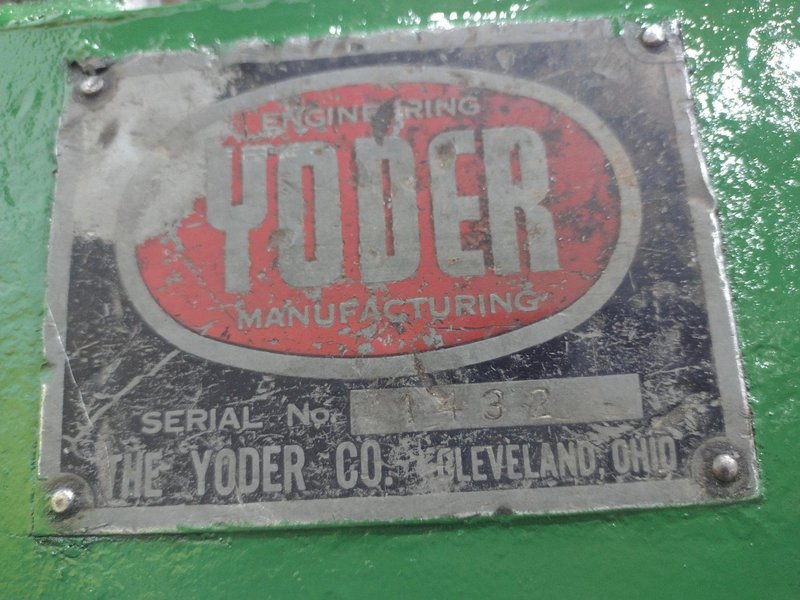 8 STAND X 1.5&quot; YODER MODEL #M1-1/2 ROLLFORMER 8&quot; ROLLSPACE: STOCK #20526