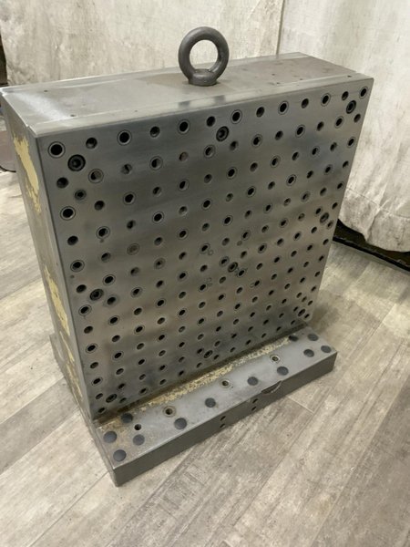 (2) 20-1/2" X 7" X 23-1/2" DRILLED &amp; TAPPED TOMBSTONES: STOCK #80909