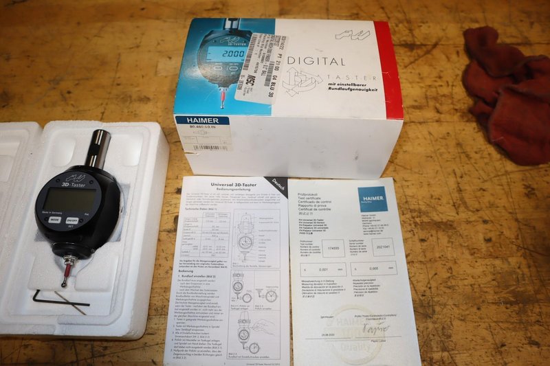 HAIMER Digital Display, 3/4″ Shank, Electronic Positioning Indicator / Edge Finder- Auction Item