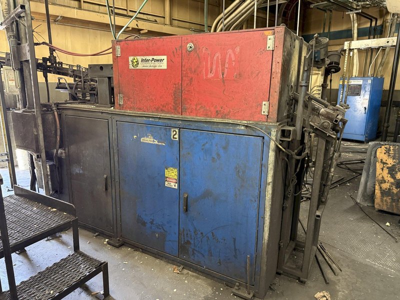 1600 TON AJAX FORGING PRESS CELL WITH INDUCTION UNIT AND ROBOT, 12" STROKE: YOBRO #24242