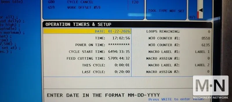 HAAS VF-3 CNC Vertical Machining Center, 2014