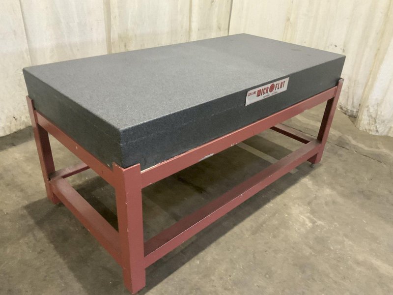 72" X 36" COLLINS MICROFLAT GRANITE SURFACE PLATE: STOCK #81076