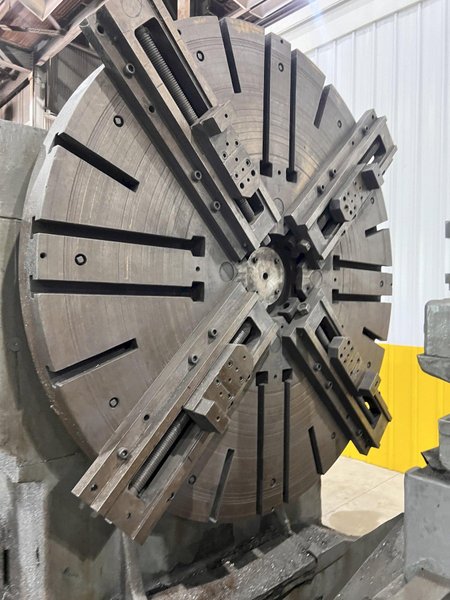 120&quot; SWING CRAVEN HEAVY DUTY FACING T-LATHE: STOCK #21007