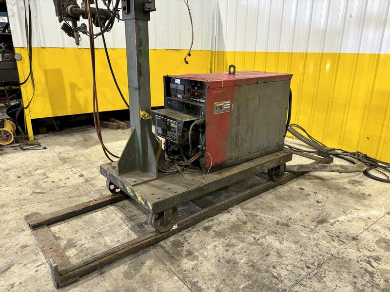 LINCOLN ELECTRIC WELDING MANIPULATOR SYSTEM: IDEALARC DC600 WELDER, NA-5 CONTROLLER, AND WELDING HEAD: STOCK #21890