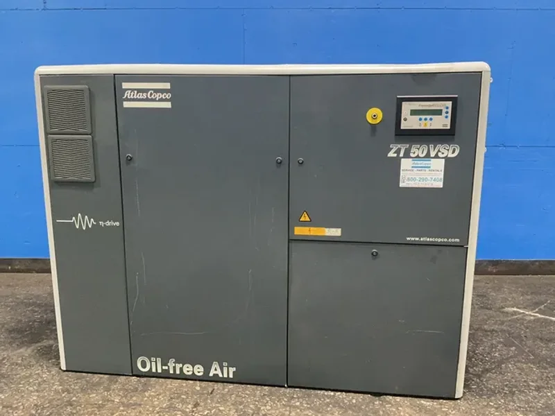 ATLAS COPCO 67 HP AIR COMPRESSOR  -  ZT50VSD