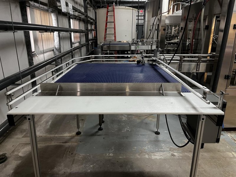 Norland International Complete line with (2) GlassPak66 Monoblock Systems (16oz and 25 Oz)  for Glass or Aluminum with Fluid Solutions 3 Head ROPP Capper, 2020: