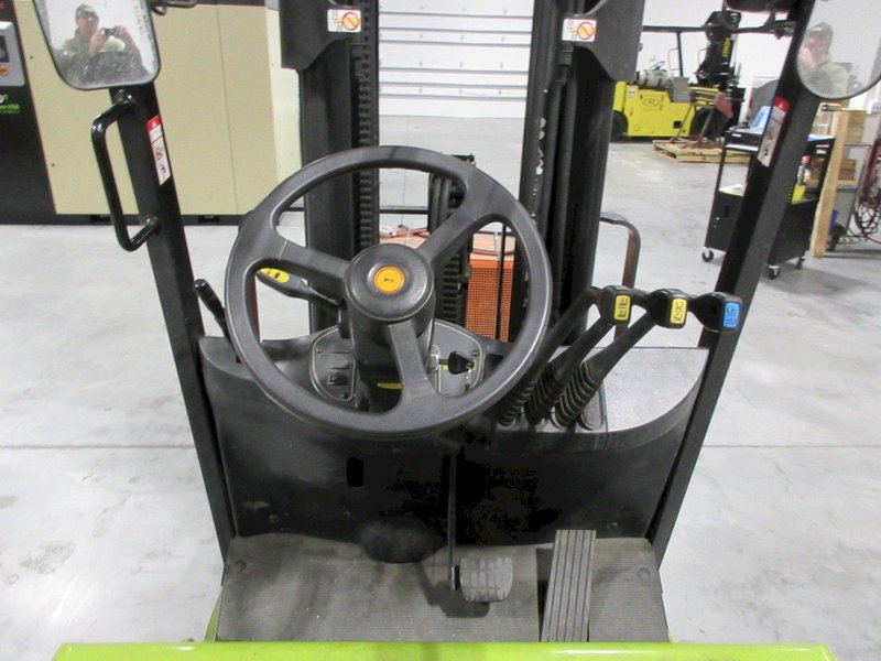 Clark Model TMX20 Electric Forklift 3700 lb Capacity, Charger- Auction Item
