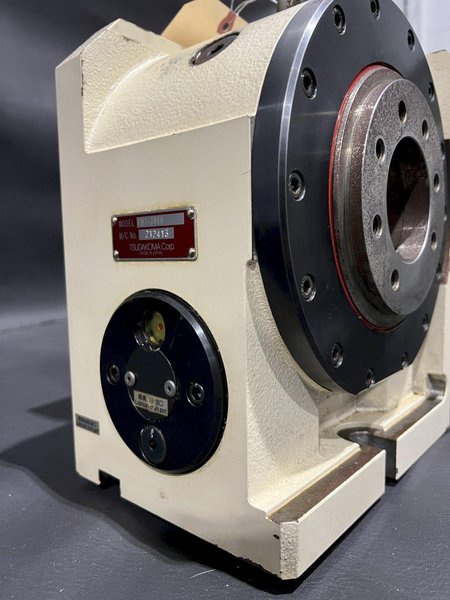 Tsudakoma RWE-200R 4th Axis CNC Rotary Table Fanuc Motor 200mm Table w/ Tailstock