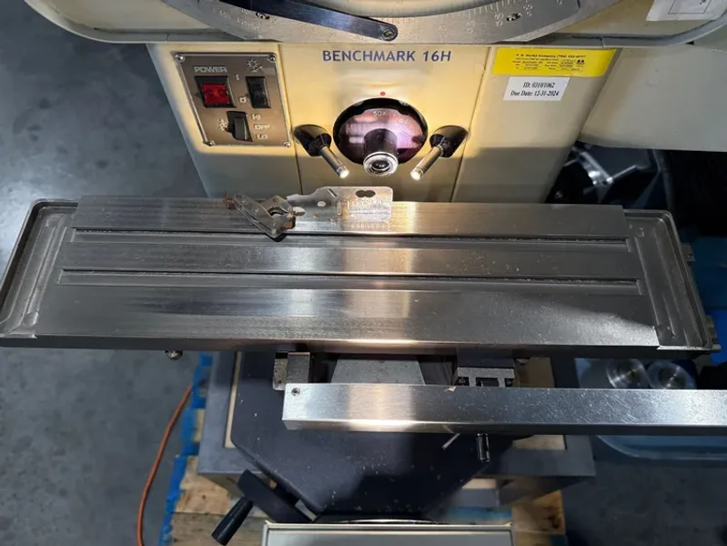 16” DORSEY 16H OPTICAL COMPARATOR DRO 2003’ #7772