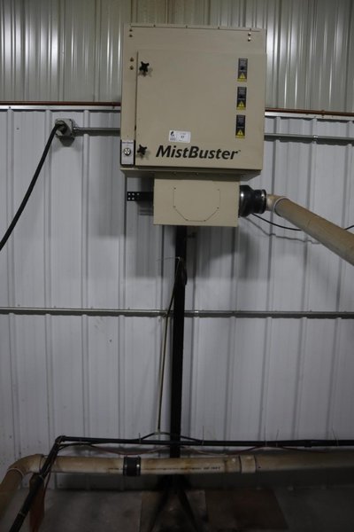 MistBuster Mist Collector on Adjustable Height Stand, Single Phase- Auction Item