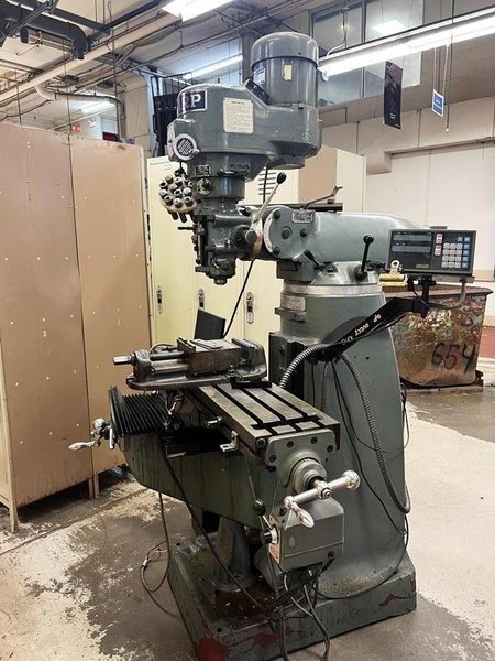 SHARP MODEL LMV 3  HP 10" X 42" VARIABLE SPEED VERTICAL KNEE MILL