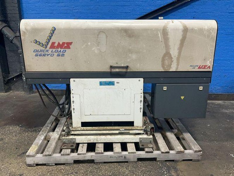 LNS 0.2 KW, 64” QUICK LOAD SERVO S2 MAGAZINE BAR FEEDER  -  Q.L. SERVO S2