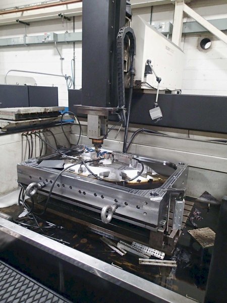 Belmont MX-166W CNC Sinker EDM, 2014 – 200 Amp, 8 ATC, 51″ x 28″ Table, C-Axis