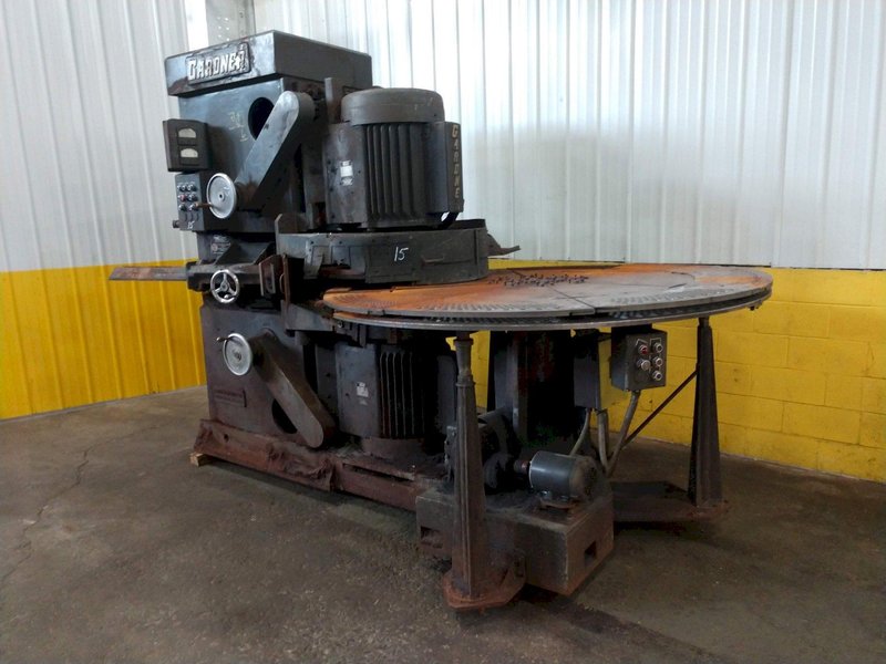 36&quot; GARDNER MODEL #2V36M36 VERTICAL DOUBLE DISC SPRING GRINDER: STOCK 14953