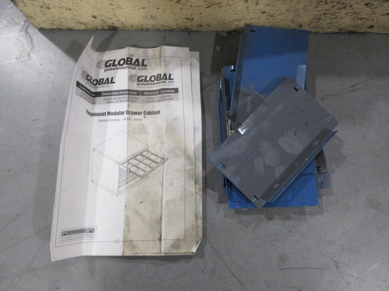 Global Industrial Divider Kits for Modular Drawer Cabinets, 4" and 6" Deep Drawers,  (12) Boxes of Parts- Auction Item