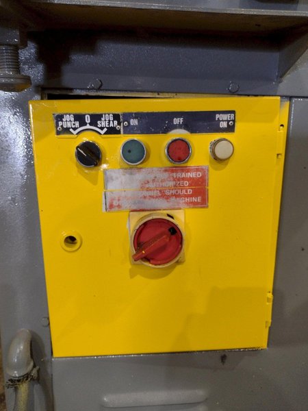 50 TON GEKA MODEL #HYD-50-S HYDRUALIC IRONWORKER: YOBRO #23976