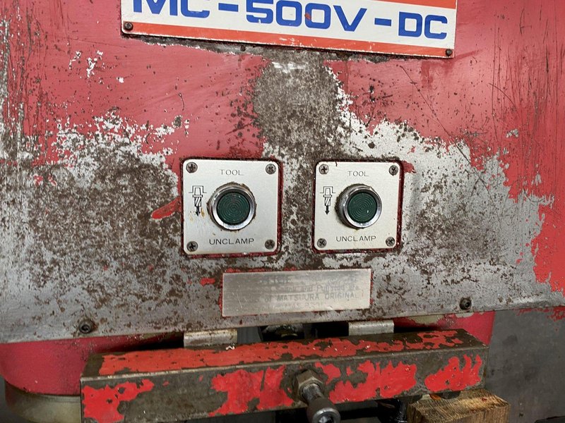 MATSUURA MC-500V-DC TWIN SPINDLE VERTICAL MACHINING CENTER. STOCK # 1052222