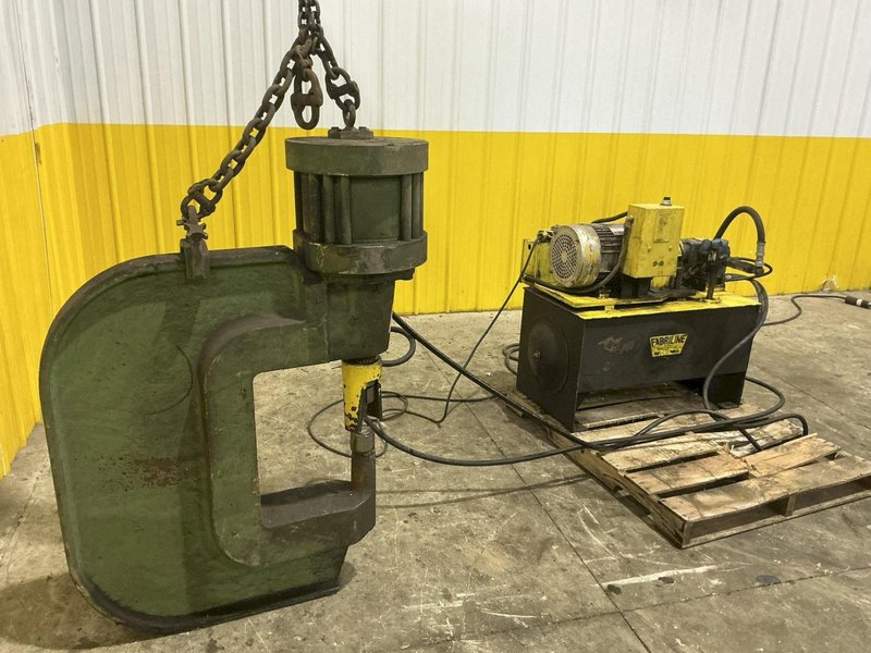 50 TON WA WHITNEY PORTABLE HYDRAULIC PUNCH PRESS: YOBRO #24626