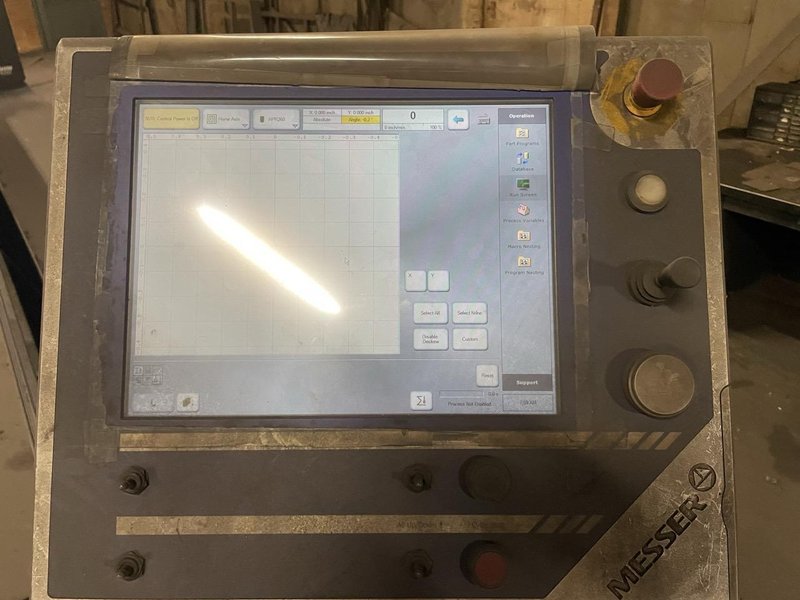 10′ x 20′ Messer MetalMaster Plus CNC Plasma, 2007 – Hypertherm HPR260XD, 260 Amps