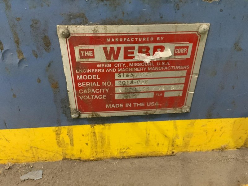 12,000 LB. WEB MODEL S165 TANK TURNING ROLL SET: STOCK #80910