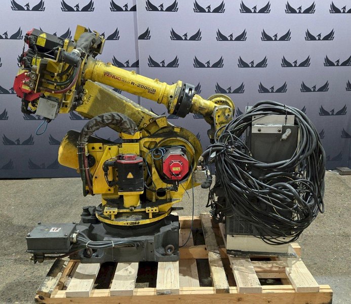 FANUC R-2000IB/210F + R30IB ROBOT ARM AND CONTROL CABINET USED