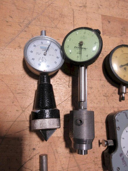 Dial Travel Indicators, Federal, Geneva, Hardinge, Assorted- Auction Item